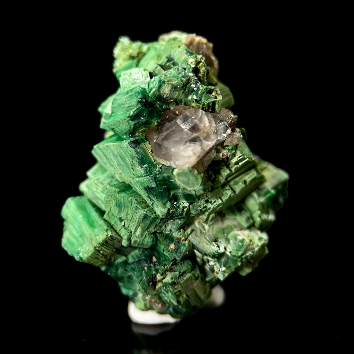 Torbernite | green crystal, rare mineral specimen from France