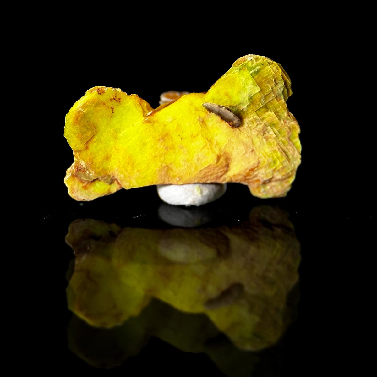 Uranocircite | fluorescent UV reactive crystal, rare mineral specimen from Germany