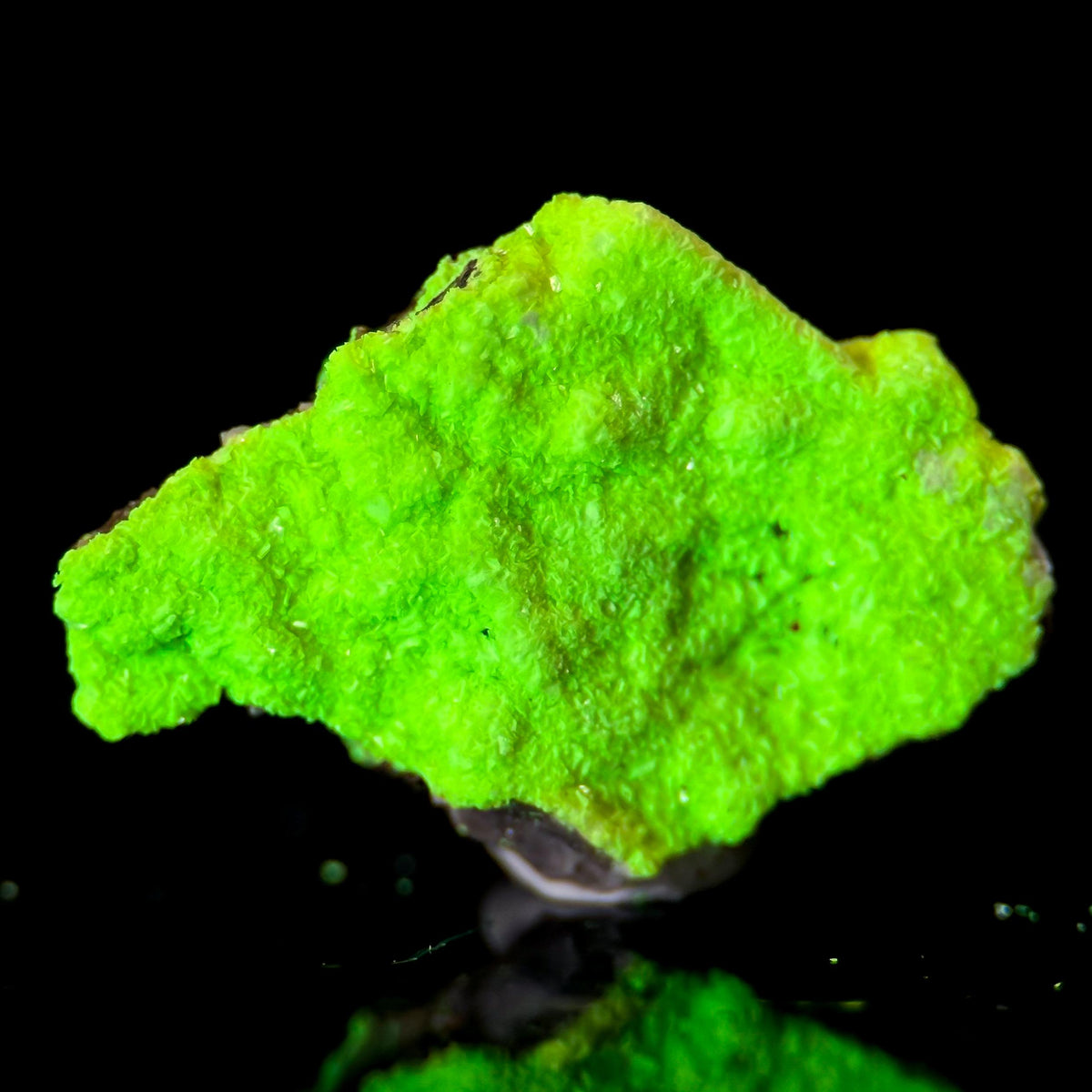 Autun | fluorescent UV reactive crystal, rare mineral specimen from Portugal