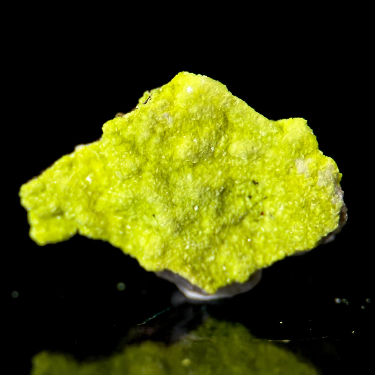 Autun | fluorescent UV reactive crystal, rare mineral specimen from Portugal