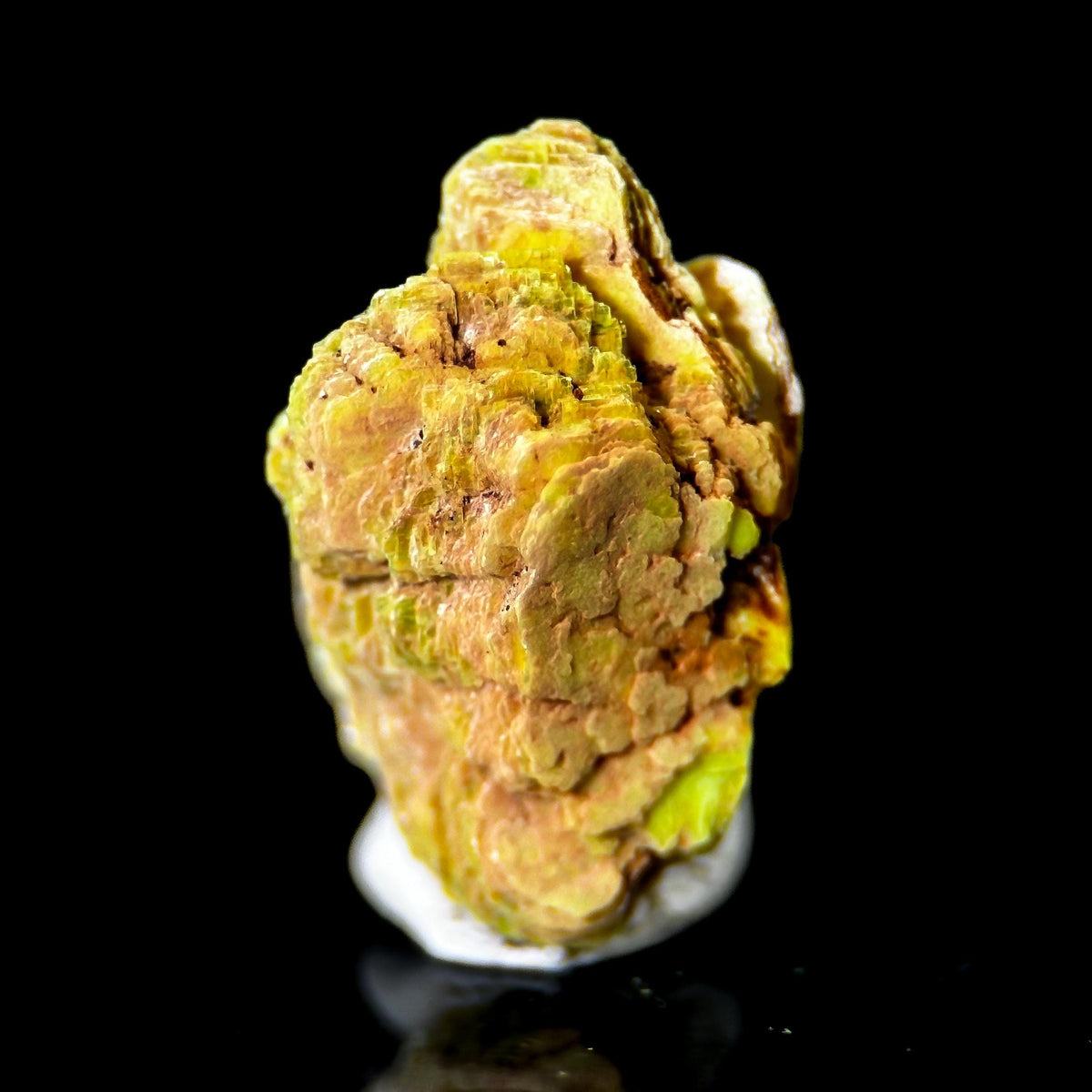 Uranocircite | fluorescent UV reactive crystal, rare mineral specimen from Germany