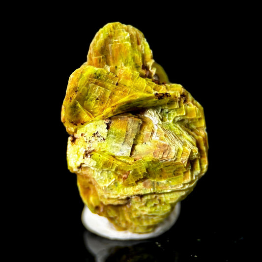 Uranocircite | fluorescent UV reactive crystal, rare mineral specimen from Germany