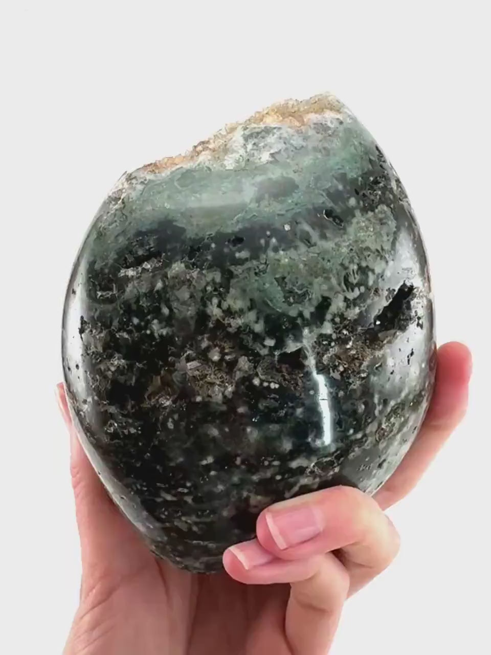 Ocean Jasper Freeform | crystal cluster, polished ocean jasper, ocean jasper crystal
