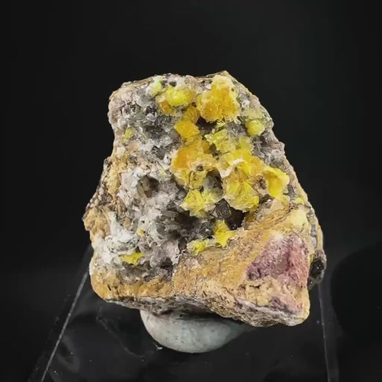 Boltwoodite | rare mineral specimen from Namibia
