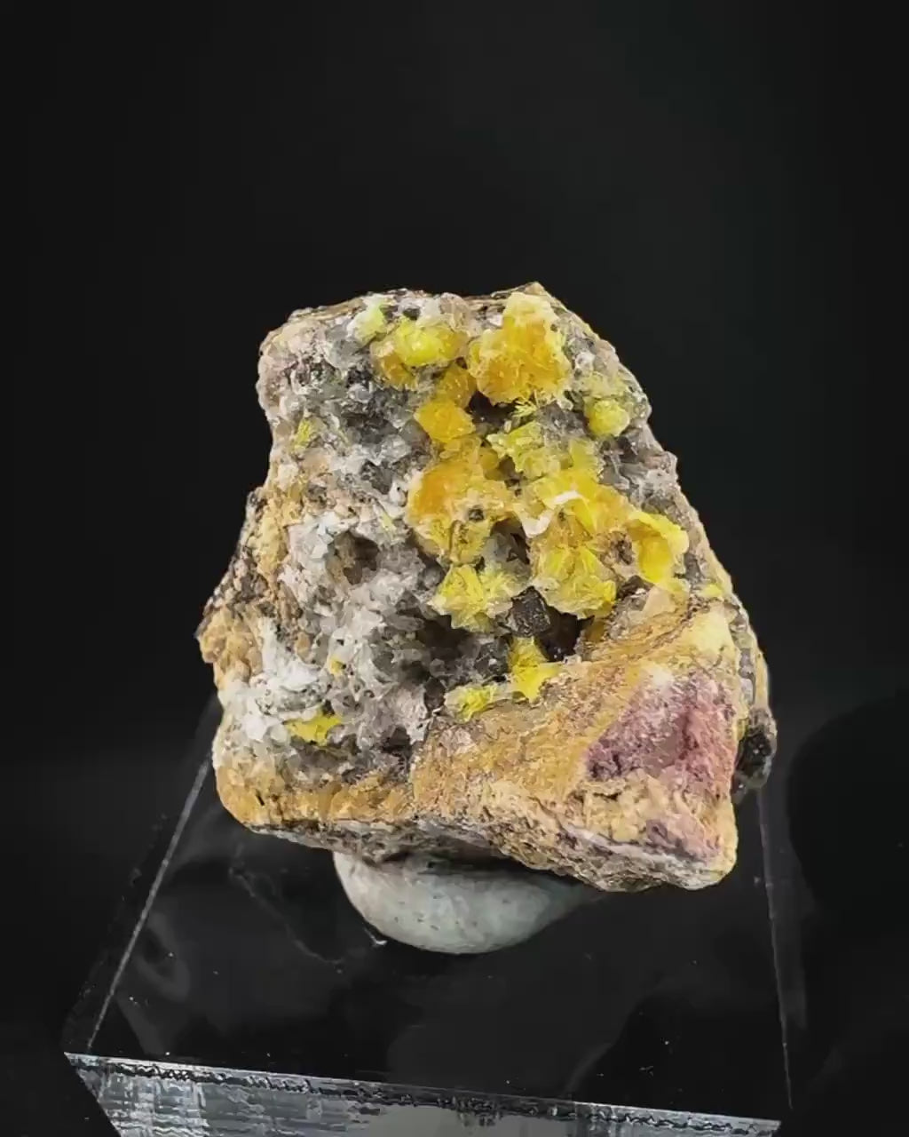 Boltwoodite | rare mineral specimen from Namibia