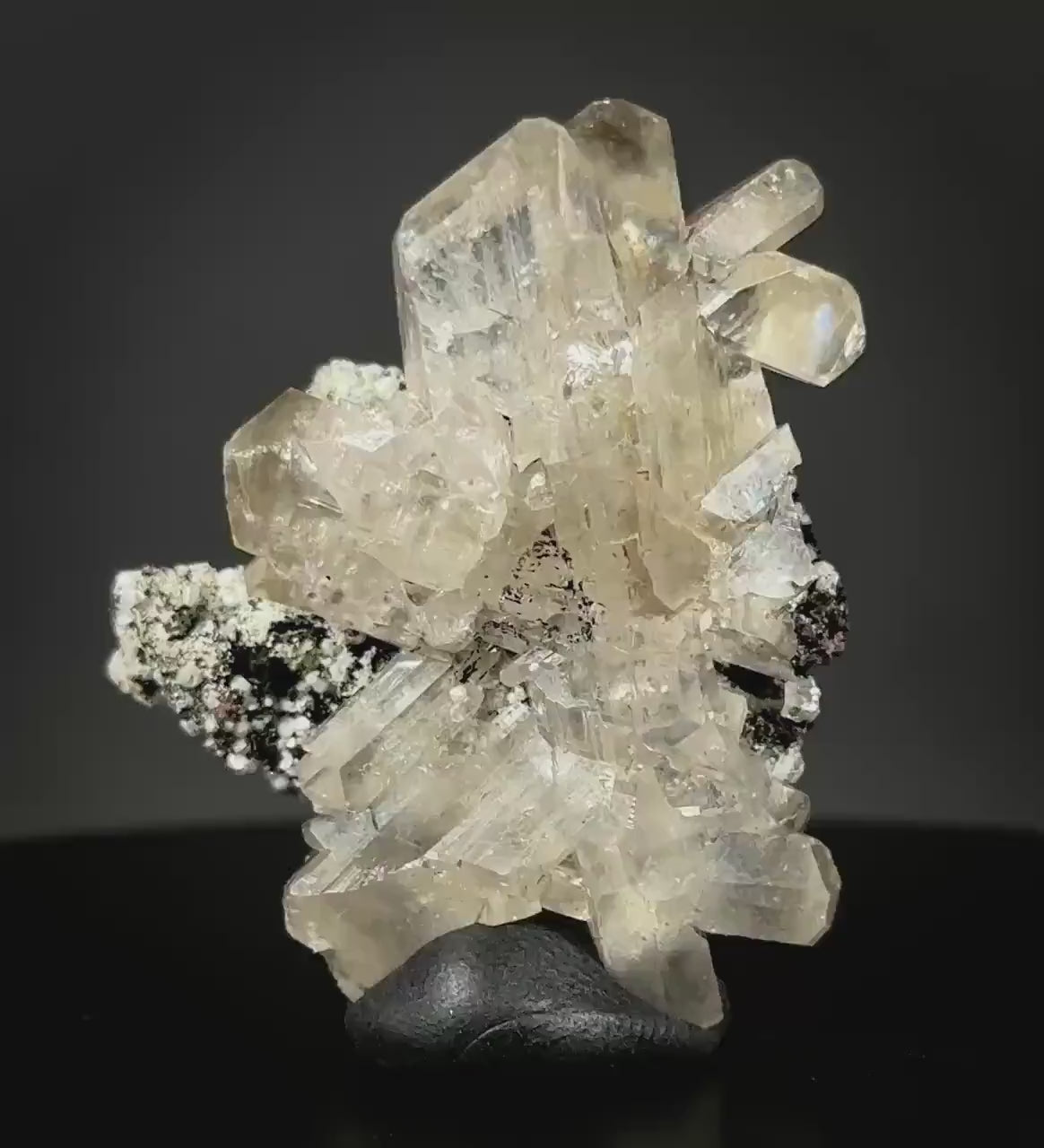 Cerussite (Tsumeb, Namibia) | snowflake cerussite crystal, mineral specimen