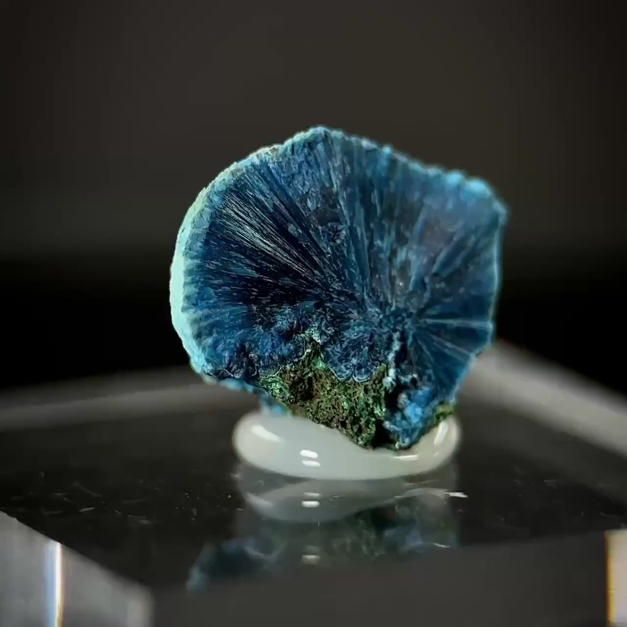 Fibrous Shattuckite | Blue Crystal, Mineral Specimen from DR Congo