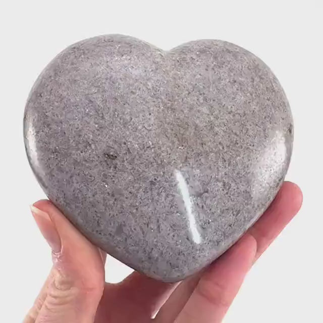 Lepidolite Heart, crystal heart, lepidolite crystal, lepidolite palm stone