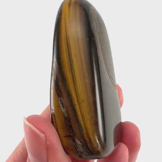 Tiger’s Eye, polished tigers eye, tigers eye Freeform, polished crystals