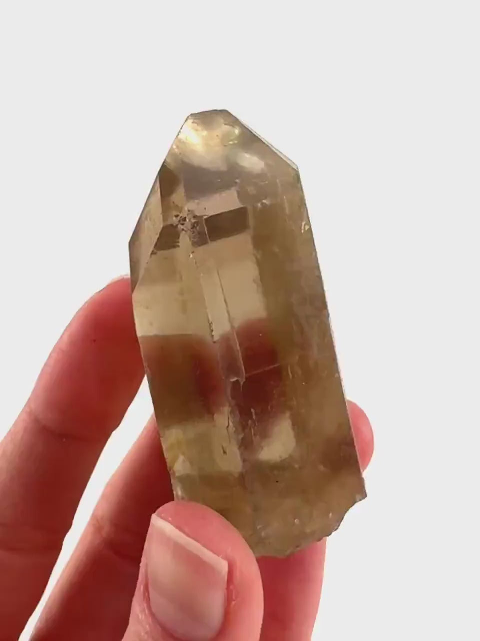 Namibian Smoky Quartz Crystal Point | Raw Mineral Specimen