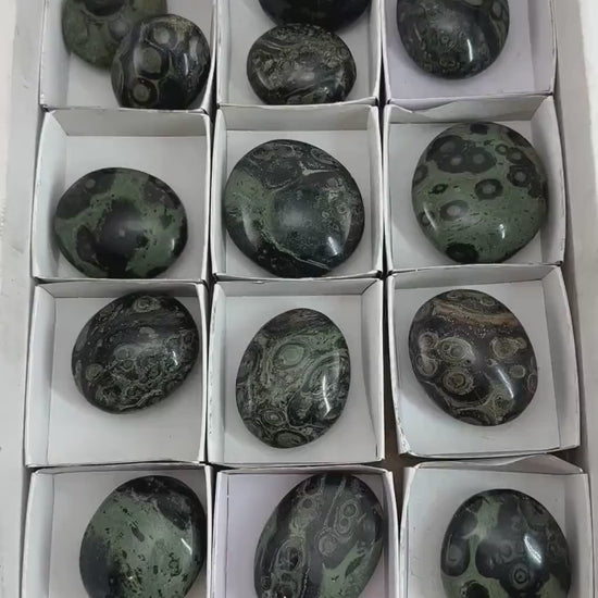 14pcs Wholesale Kambaba Jasper Palm Stones, Kambaba jasper, palm stone, worry stone, wholesale crystals, wholesale palm stones