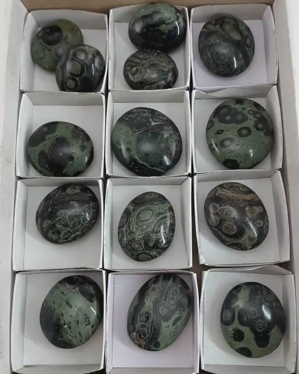 14pcs Wholesale Kambaba Jasper Palm Stones, Kambaba jasper, palm stone, worry stone, wholesale crystals, wholesale palm stones