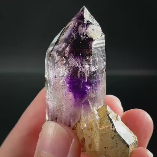 Brandberg Amethyst Enhydro (Namibia) | natural amethyst crystal, mineral specimen