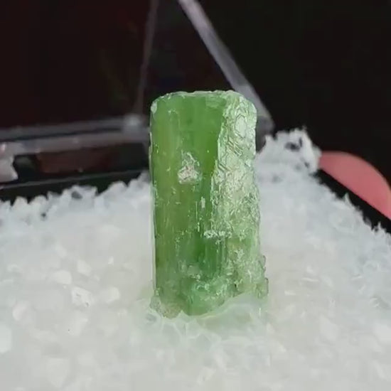 Chrome Vesuvianite (Canada) | green vesuvianite crystal, rare mineral specimen