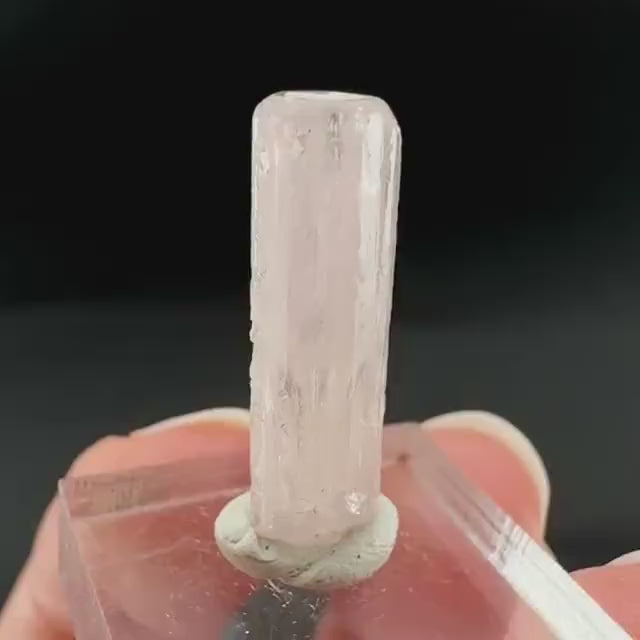 Pink Fluorapatite Crystal | UV reactive Mineral Specimen from Pakistan