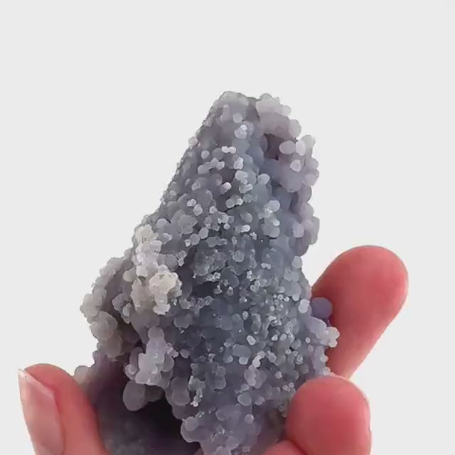 Grape Amethyst (Indonesia) | Grape Agate, purple grape agate, grape agate cluster, mineral specimen, crystals, gemstone