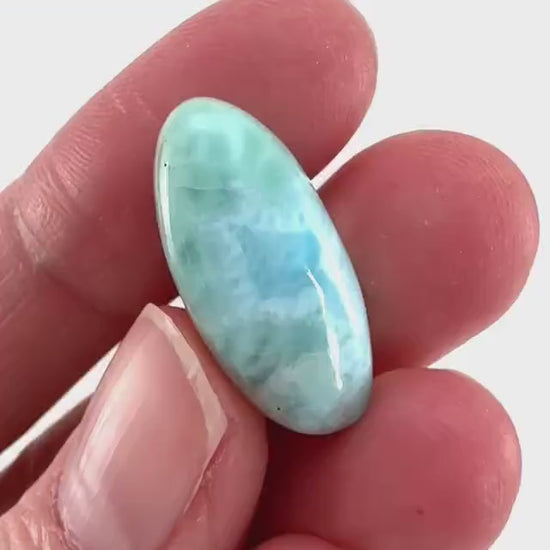 Blue Larimar Gemstone Cabochon