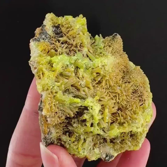 Pyromorphite (Idaho, USA) | green yellow pyromorphite crystal, rare mineral specimen