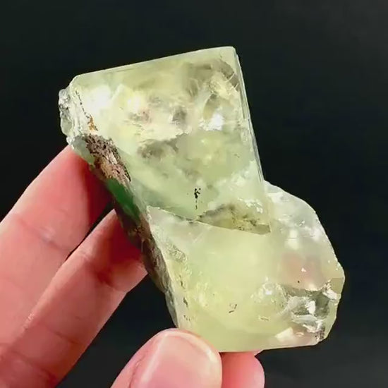 Fluorite | green crystal, mineral specimen from Erongo, Namibia