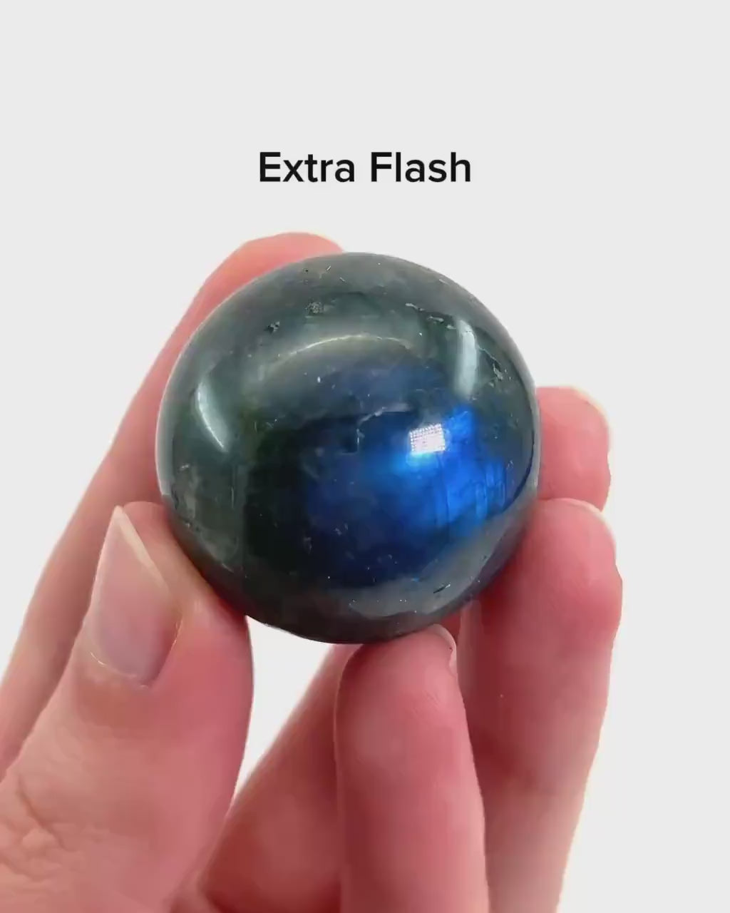 Labradorite Sphere | Polished Flashy Crystal Ball (Third Eye Chakra)