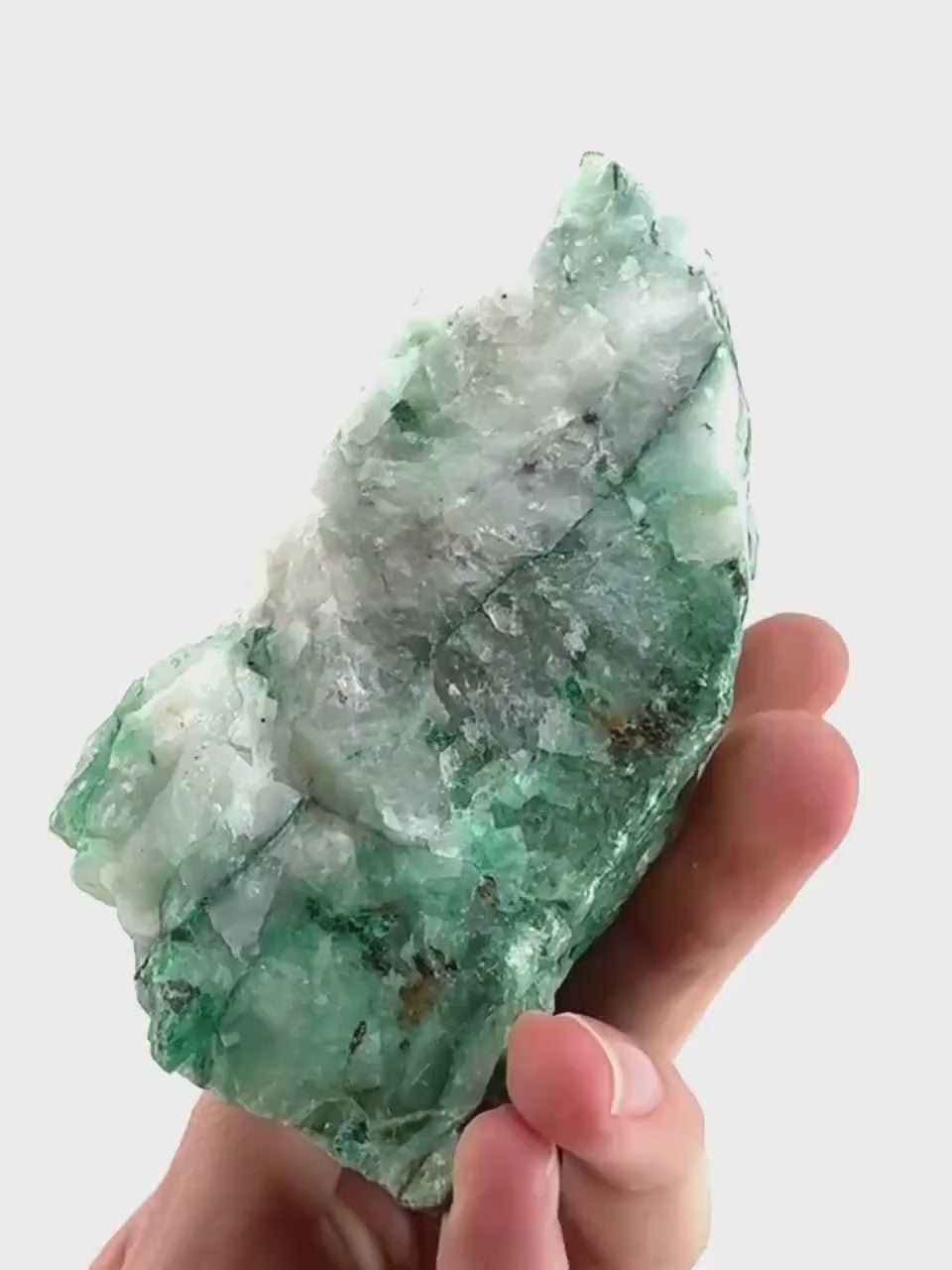Ajoite in Quartz (South Africa) | raw ajoite, raw crystals, mineral specimen, Ajoite quartz crystal