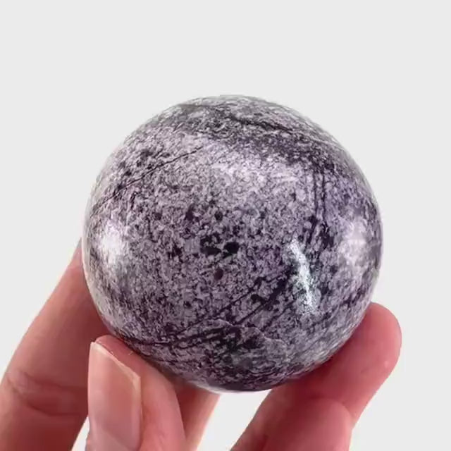 Kammererite Sphere (India) | polished kammererite crystal ball, crystal sphere