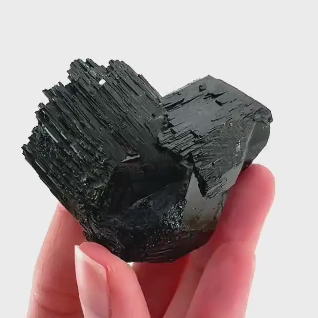 Black Tourmaline Crystal Cluster | Namibian Protection Stone