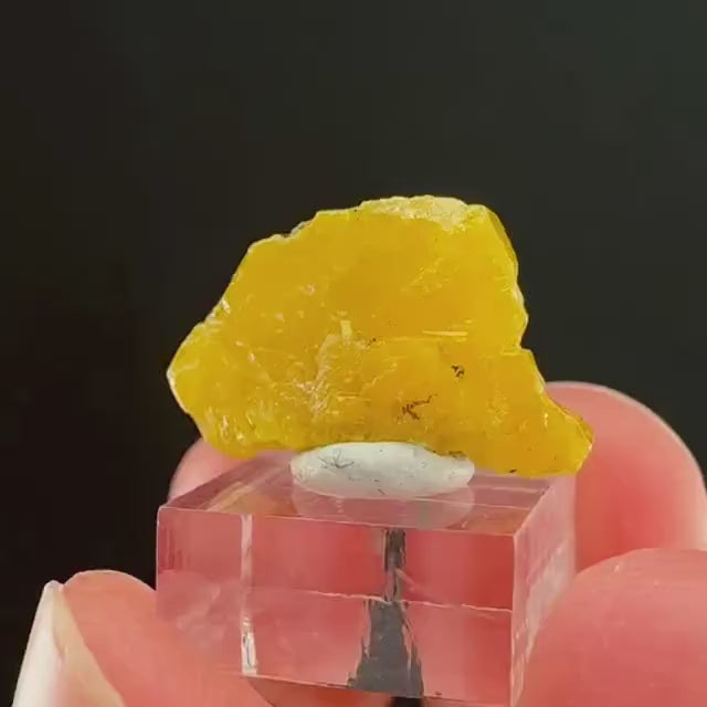 Mimetite Mineral Specimen | Rare Yellow Crystal from Congo