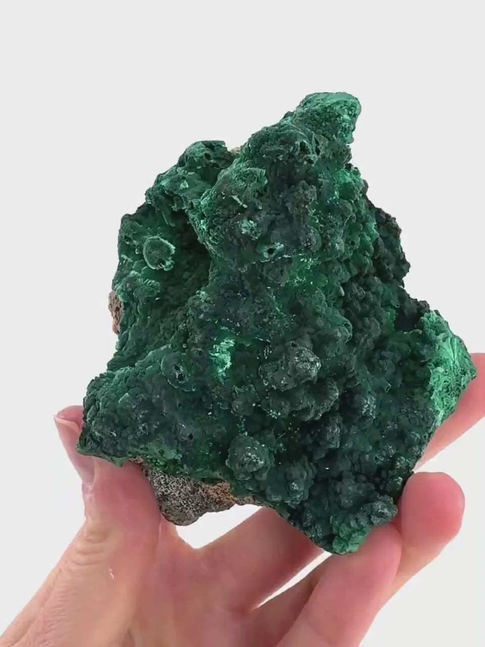 Fibrous Malachite (DR Congo) | raw green malachite crystal, mineral specimen