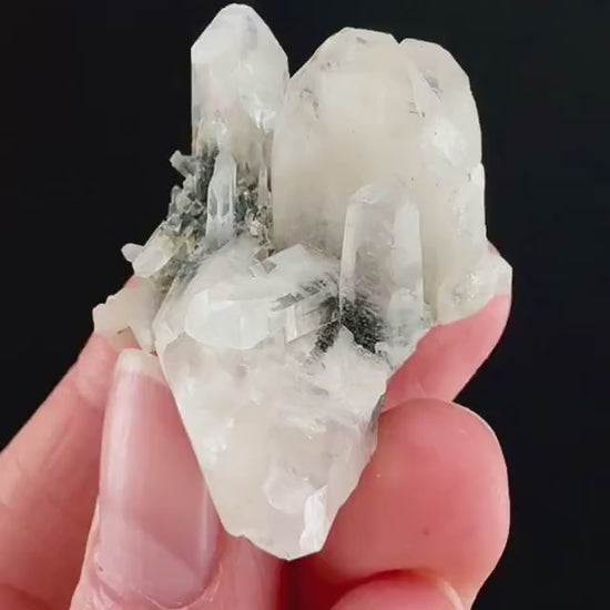 Lattice Quartz with Feldspar (Namibia) | gitter quartz, smoky quartz crystal