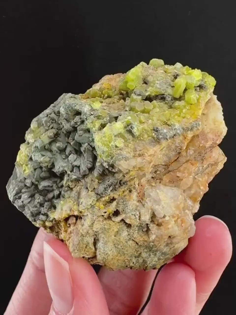 Pyromorphite (BC, Canada) | green pyromorphite crystal, rare mineral specimen