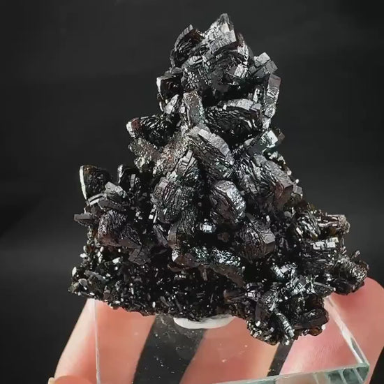 Descloizite | metallic crystal, rare mineral specimen from Namibia