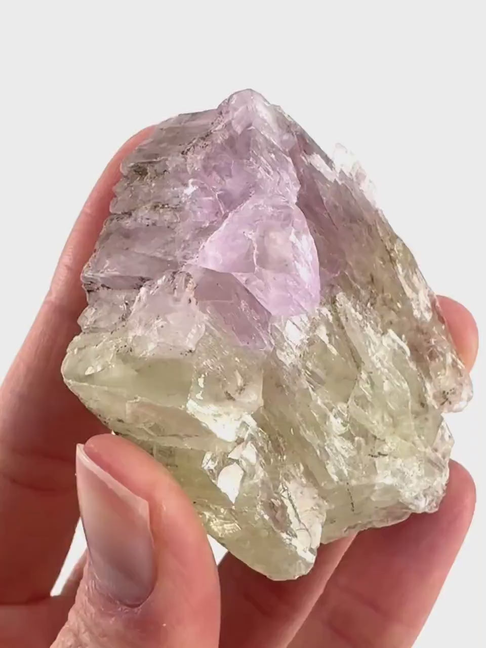 Lavender Kunzite (Pakistan) | pink kunzite, spodumene, kunzite crystal, raw kunzite, mineral specimen