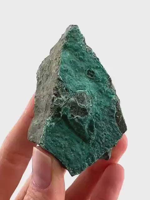 Chrysocolla / Gem Silica (DR Congo) | botryoidal chrysocolla crystal, mineral specimen
