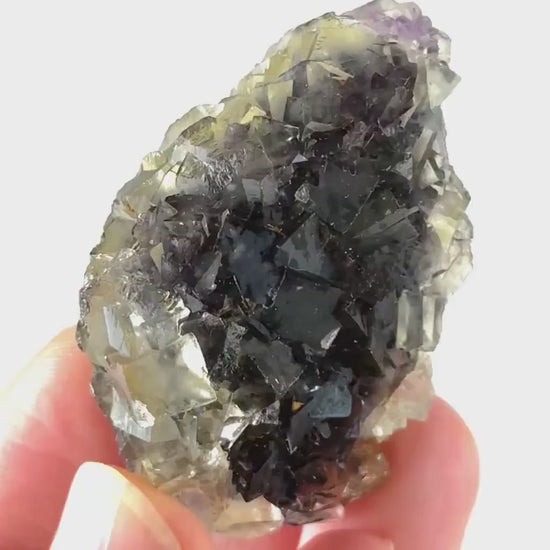 Okorusu Fluorite (Namibia) | “Honey Pocket” fluorite cluster, yellow fluorite crystal, mineral specimen