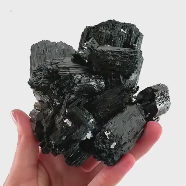 XL Black Tourmaline Cluster | Namibian Protection Stone