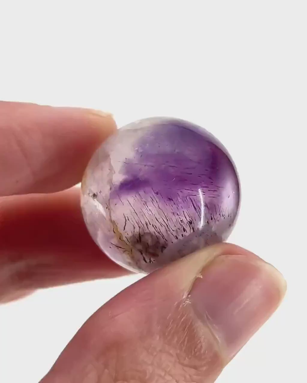 Amethyst Sphere | Purple Crystal Ball (Crown Chakra)