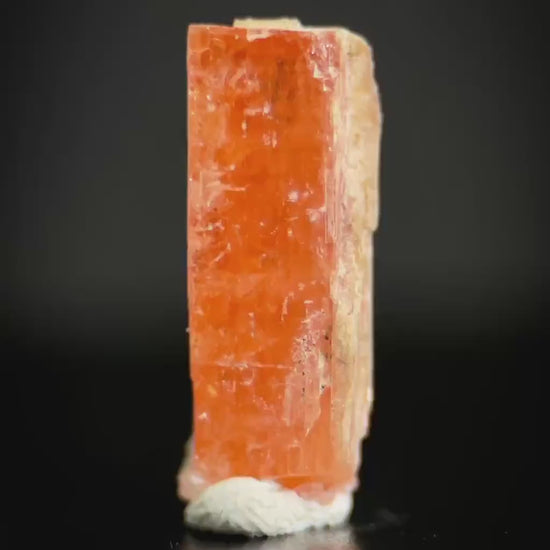 Serandite | orange crystal, rare mineral specimen from Canada