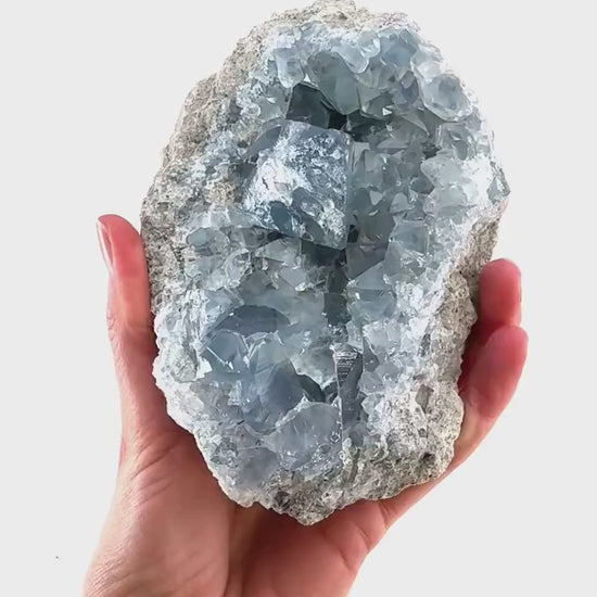 Celestite cluster, raw celestite, celestite geode, celestite crystal, natural celestite, crystal cluster
