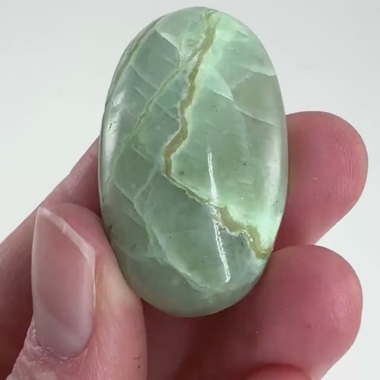 Green Garnierite Cabochon | Madagascar Moonstone Gemstone