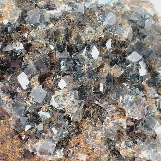 Okorusu Fluorite | blue crystal cluster, mineral specimen from Namibia