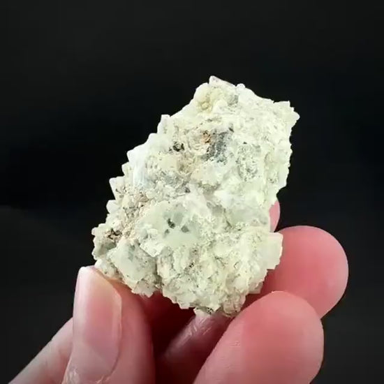 Beryl var. Goshenite | natural crystal cluster, mineral specimen from Namibia