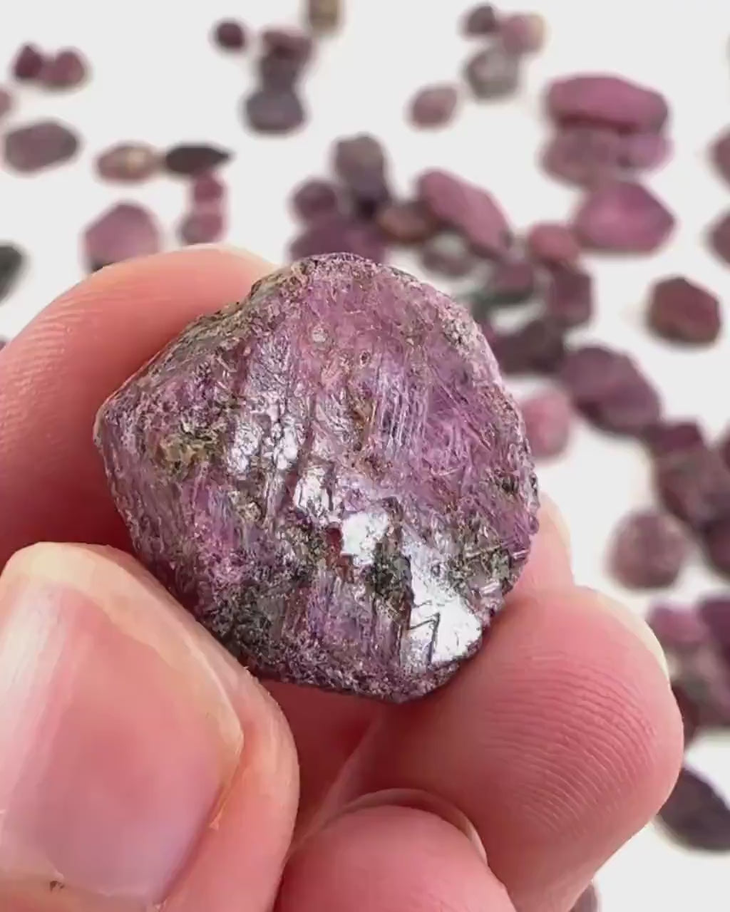 ONE Raw Ruby (Madagascar) | corundum var. ruby, natural red ruby