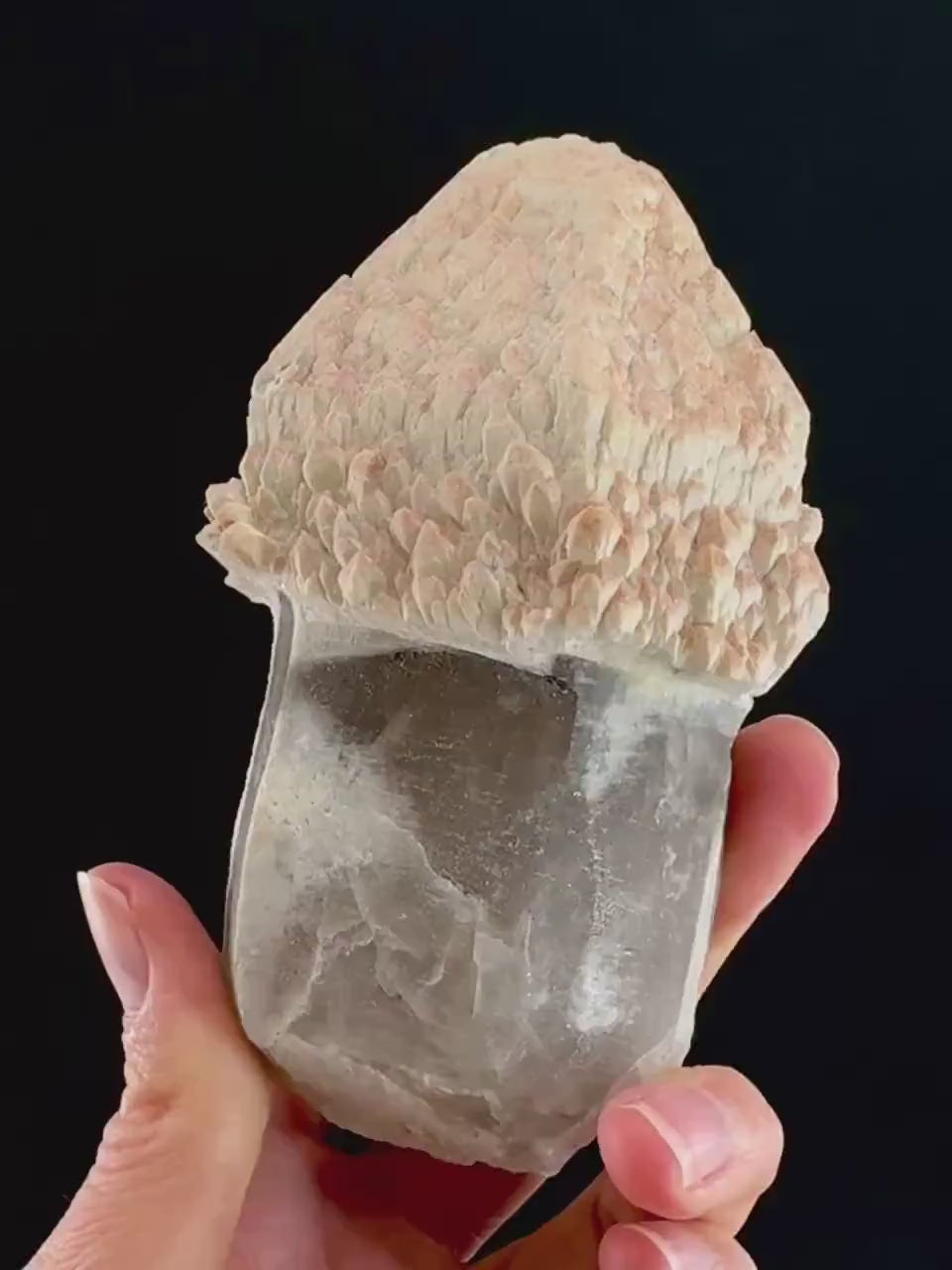 Smoky Quartz Scepter (Brazil) | smoky quartz crystal point, mineral specimen