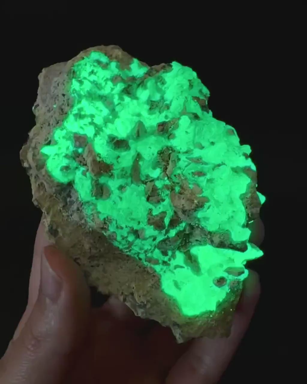 UV Reactive Hyalite Opal | Fluorescent Mineral Specimen from Namibia