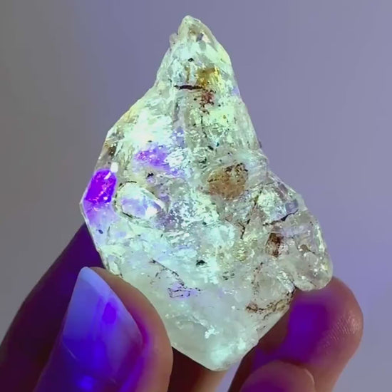 UV Reactive Petroleum Quartz (Madagascar) | natural firefly petroleum quartz crystal, fluorescent minerals