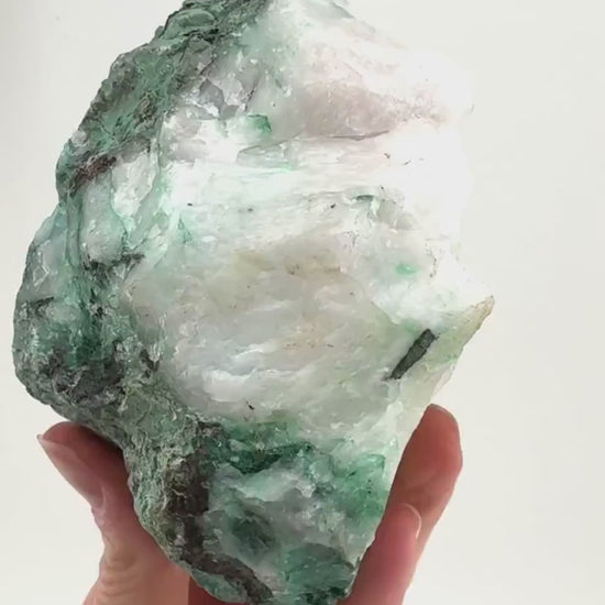 Ajoite in Quartz Specimen, raw ajoite, raw crystals, mineral specimen