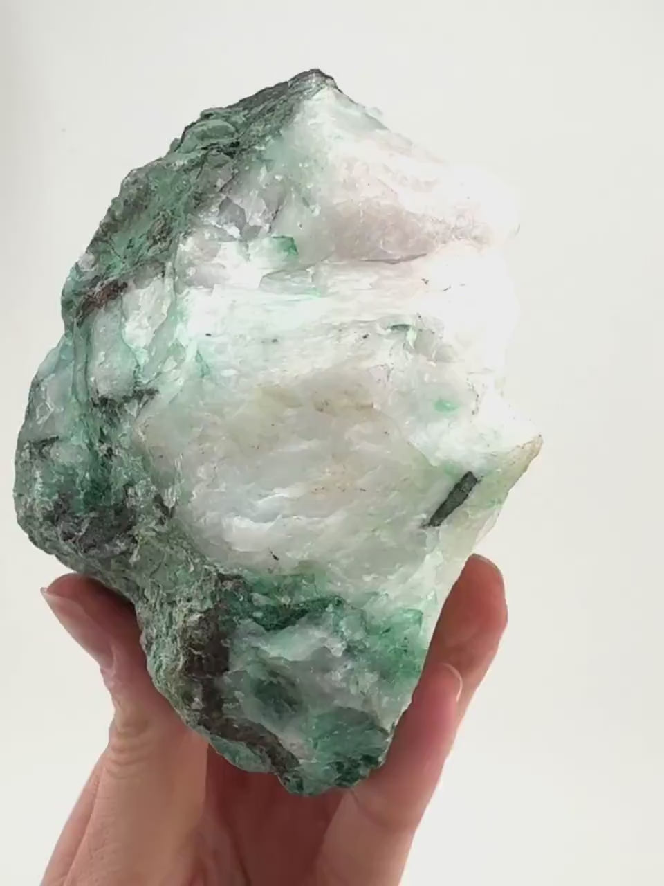Ajoite in Quartz Specimen, raw ajoite, raw crystals, mineral specimen