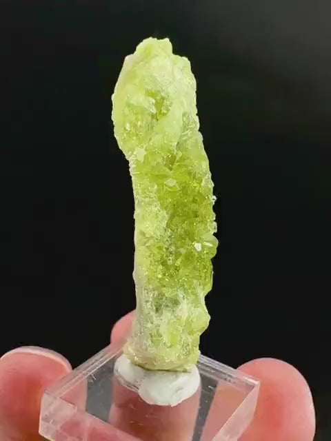 Vesuvianite (Canada) | green crystal, rare mineral specimen