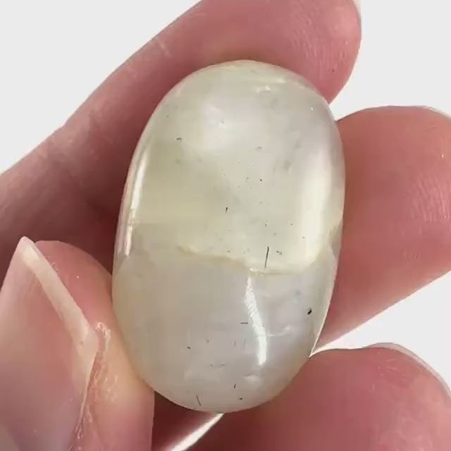 Flashy Garnierite Cabochon | Madagascar Moonstone Gemstone
